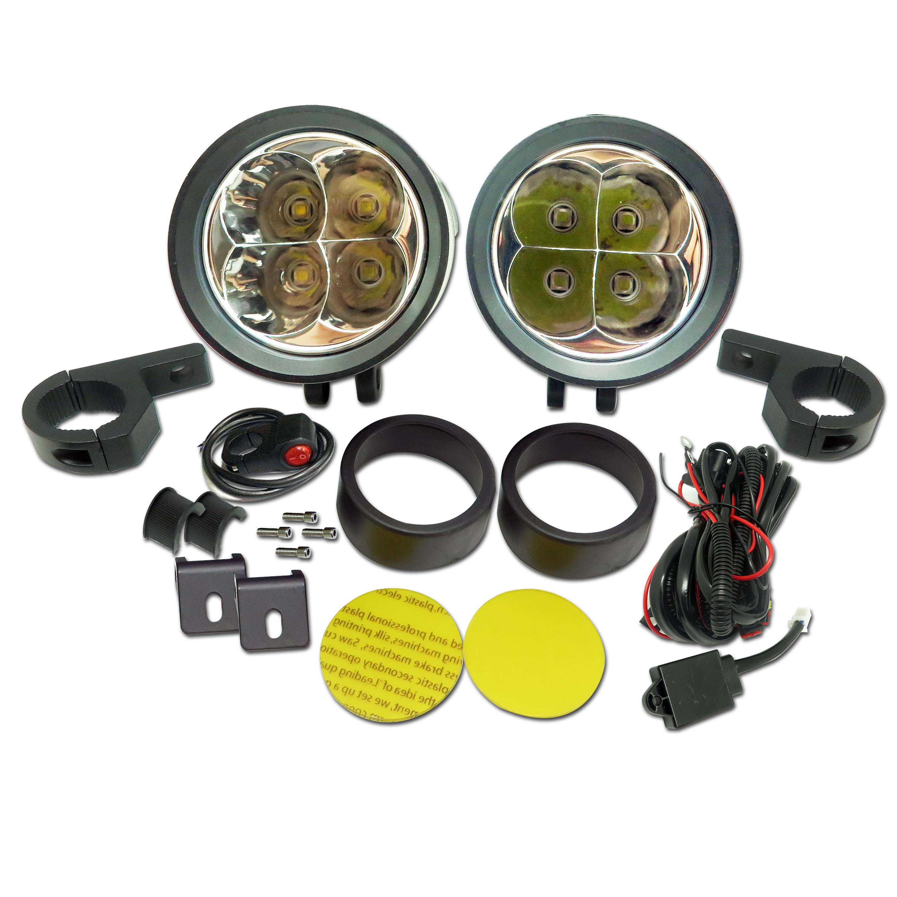 MOTO GLX4 60MM LED SPOT LIGHT 4 CREE XPL HI V3 3500LM (BEAM 300M)
